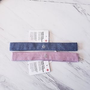 Lululemon Cardio Cross Trainer Headband Blue Pink
